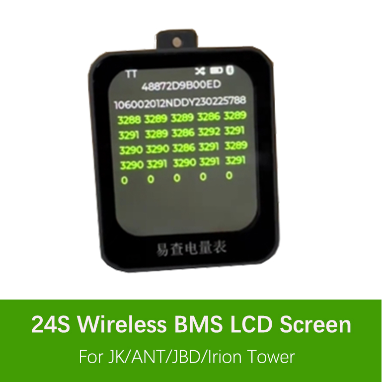 24S Wireless BMS LCD Screen For ANT BMS JK BMS JBD BMS Irion Tower
