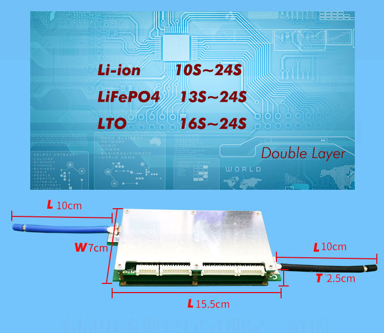 8S- 24S DIY Lifepo4 li-ion ANT smart bms pcm with android Bluetooth app smart bms with software (APP) monitor - 副本 - 副本
