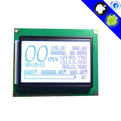 3.54 Inch 8S- 32S DIY Lifepo4 li-ion smart bms pcm LCD screen