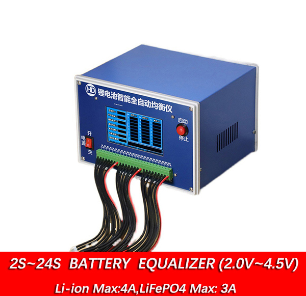 2S ~ 24S Automatic 2.0V 4.5VEqualizer/ Discharge Balancer 3A 4A Max Battery intelligent automatic equalizer