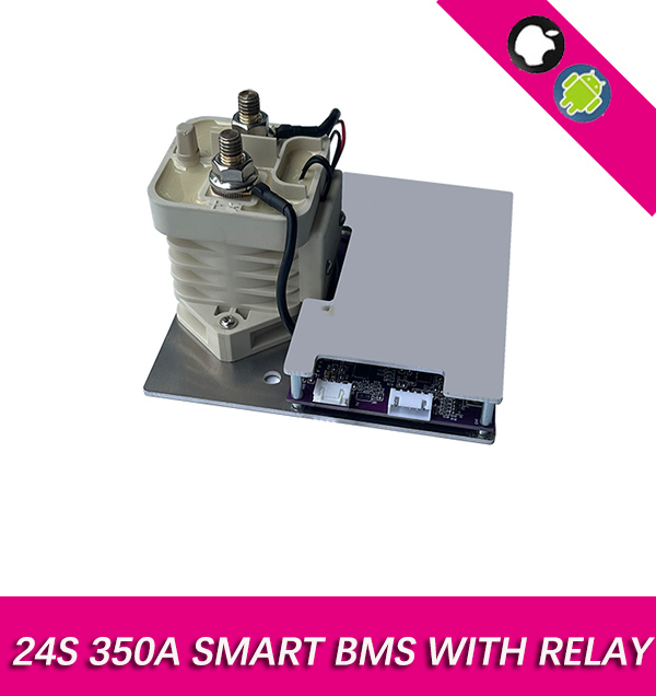 4S ~ 24S 350A large current bms with relay LiFePO4 Li-ion BMS with Bluetooth  