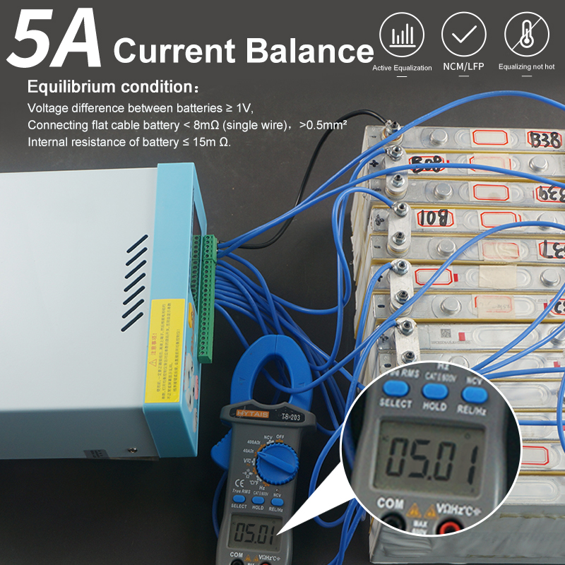 4S ~ 24S 5A  Active Balance current balancer LiFePO4 Li-ion equalizer 