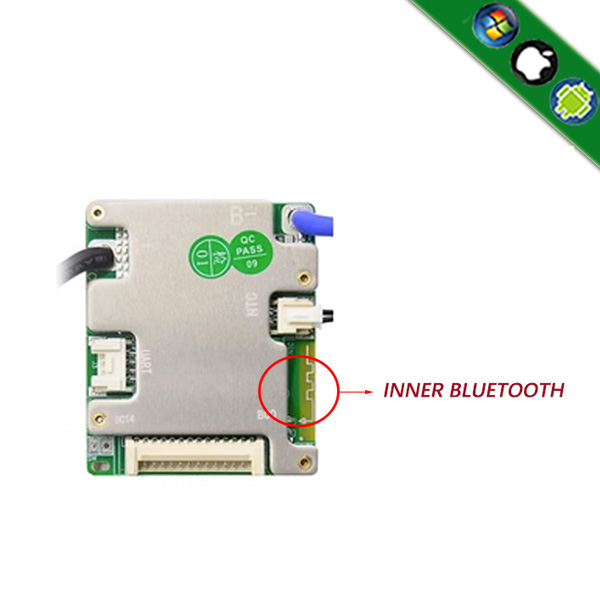 7S-14S 20A 30S Auto Identification smart 48V JBD bms pcm with android Bluetooth app UART bms wi software (APP) monitor