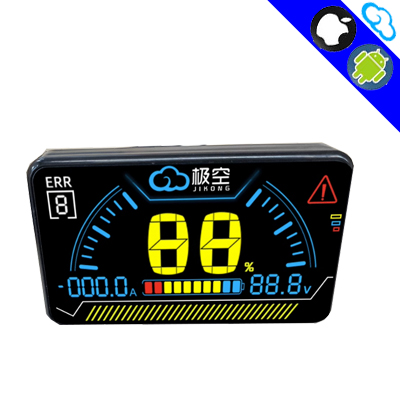 2.0 Inch JK Active BMS LCD SCREEN LiFePO4 Li-ion smart Ant BMS LCD Touch Screen for motorcycle Bluetooth app UART with software (APP) monitor 