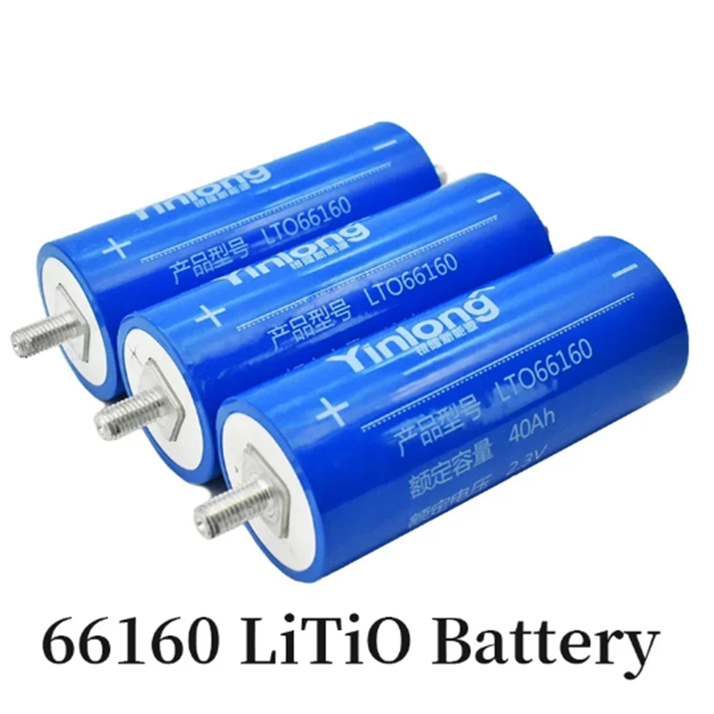 Original Real Capacity Yinlong 66160 2.3V 40Ah Lithium Titanate LTO Battery Cell for Car Audio Solar Energy System