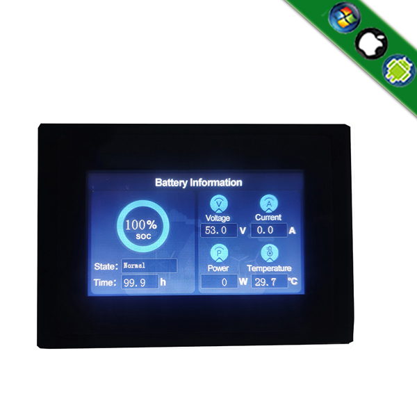 4.3 Inch LCD SCREEN JBD BMS SMART TOUCH PANEL FOR XIAOXIANG BMS